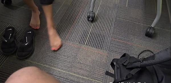  Indian Petite College Students Red Feet Soles Preview